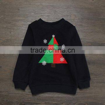 Winter Christmas Tree Embroidery Fleeces Jackets for Boys Children Cloth for Christmas Day photo-4