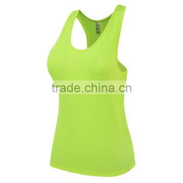 Stylish Wholesale Polyester Fitness Womens Sport Vest Tank Top photo-3