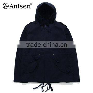 European Style Winter Windbreaker Hoodies Red Man Coat photo-3