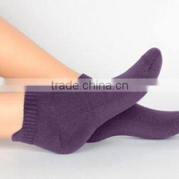 OEM SERVICE bamboo socks with solid color