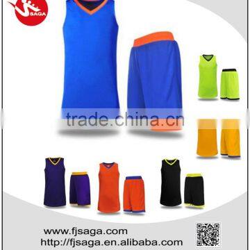 Latest Custom Reversible Basketball Uniform Design