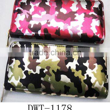 Hot Popular Vogue pu Leather Camo Wallet photo-2