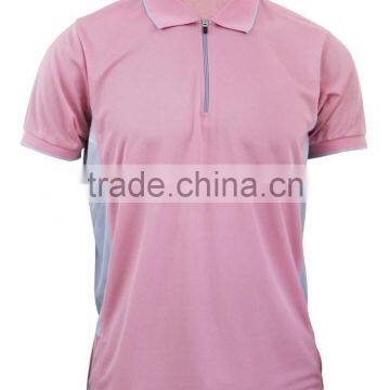 Hot Sale Fashion Unisex Polo T-Shirt With Zip photo-5