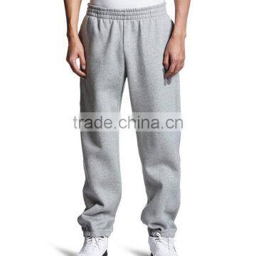 Top sale gray colour printing sports mens 100% cotton track pants