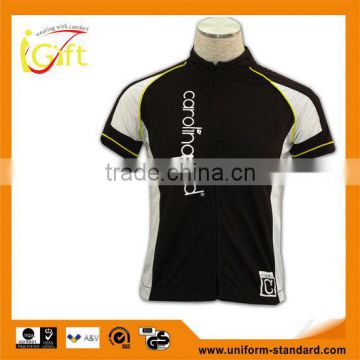 Fashionable imprint short sleeve customed road bike jersey