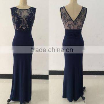 New Arrival With Hollow Lace Long Evening Dress photo-4