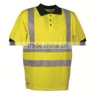 High Vis pique polo