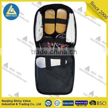 Factory Exported Directly Polyester Bag Shoe Care Set With OEM Service photo-3