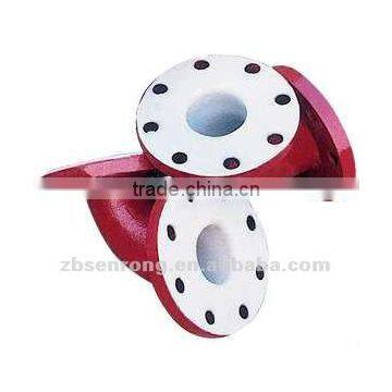 ptfe linings compound pipes and fitting with steel linings