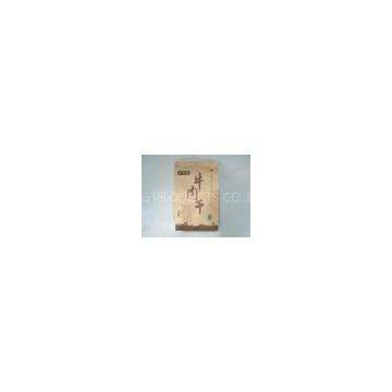 Printed Special Kraft Handled Paper bags For Food Industrial , Paper Carrier Bags