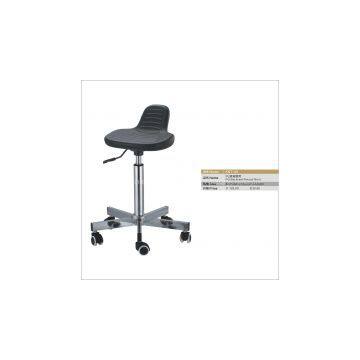 PU backrest round stool