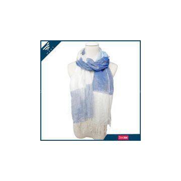Striped Cotton Scarf