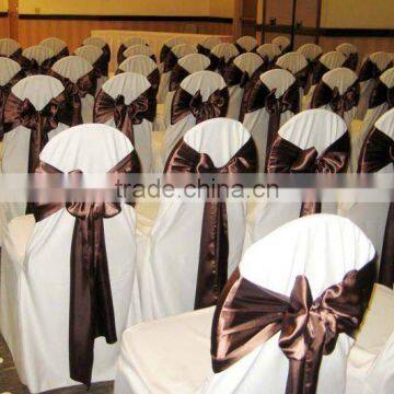 cheap wedding chair cover white polyester chair cover
