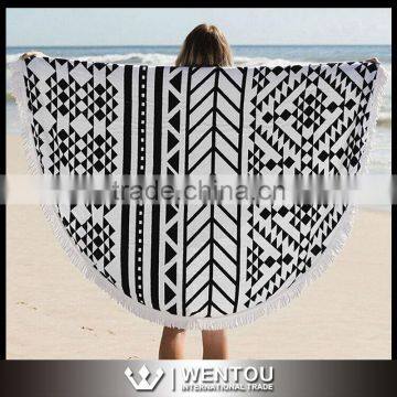 Personized Printed Round Beach Towel With Tassels photo-5