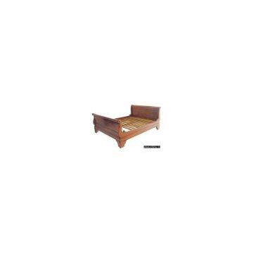 French Sleigh Bed
