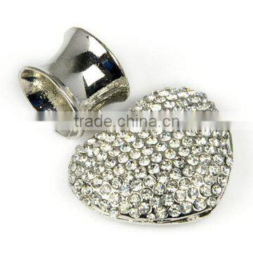 2014 Fashion Crystal Heart Pendant for Necklaces And Scarf