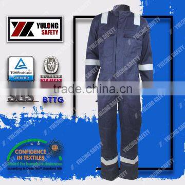 Best Factory Wholesale Black Color Oil Worker Coveralls With Three Proof Finishing for Industry photo-6
