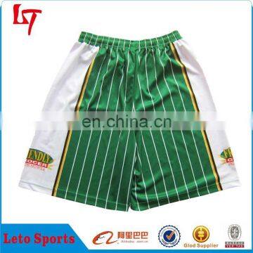 Victory Basketball Mens Stripe Shorts/Sublimation polyester basketball sports wear