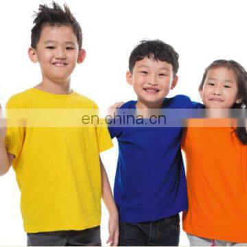 2016 New Arrival!!! Good design zip collared t shirt kids uniform kids t shirt round net collar t shirt