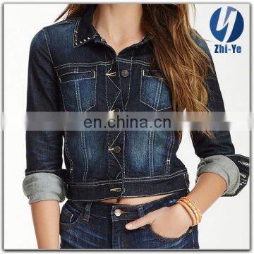 new style fashion casual design denim jacket