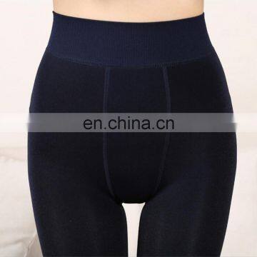 Super Elastic Warm Winter Women Velvet Knitted Seamless Slimming Winter Legging For Girls photo-5