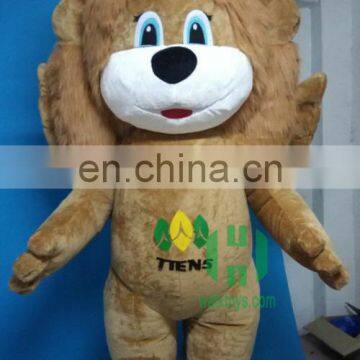 Hi Happy Island plush inflatable lion mascot costume 3m high funny inflatable mascot costumes for sale