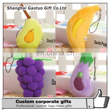 Good quality custom peach fruit plush toy