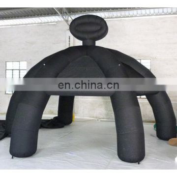 2015 inflatable black tent in spider legs shape, inflatable party tent