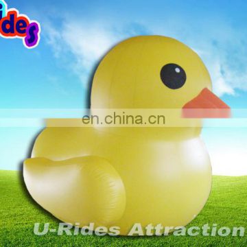 advertising cute inflatable yellow duck cartoon for fun to kids