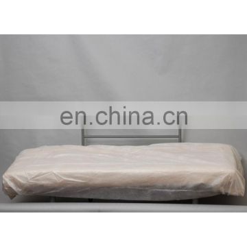 Disposable waterproof strecth CPE bedcover with elastic band for hospital