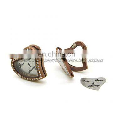 Fashion Heart Locket Pendant Necklace Jewelry Charm Pendant for Women photo-3