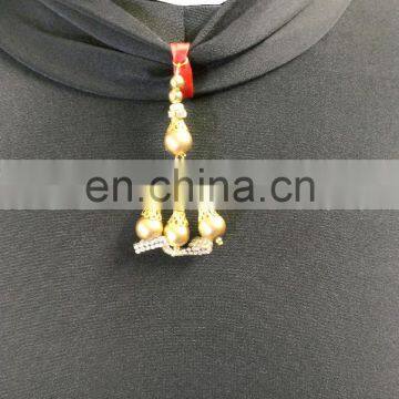 Dubai Burkha Designs 2017 / Arabic Islamic Wear Abaya 2017 / Plain Strip Abhaya Burqa (dubai Abaya 2017) photo-3