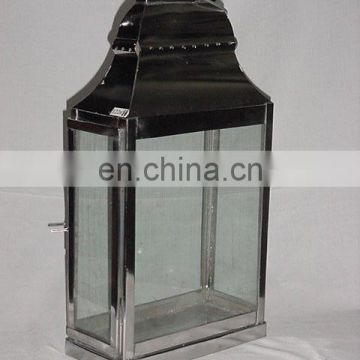 Stainless Steel Candle Lantern shiny finish