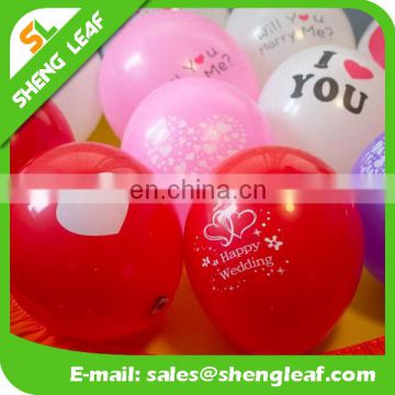 promotional gifts! pure color latex balloon wih custom art as requirements