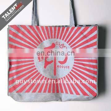 Custom Private Silk Screen Printing Fabric Shopping Bag photo-6