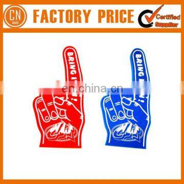 Hot Sale Giant Cheering Hand Foam Various EVA Finger Up Hand