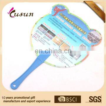 hot sale 3d pp or pet advertising hand fan