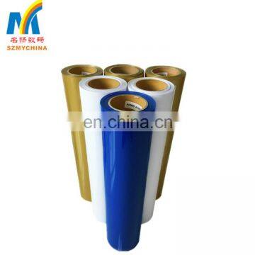 Wholesale Good Quality Colorful PU , PVC And Flock Heat Transfer Film Rolls For Cotton Fabric