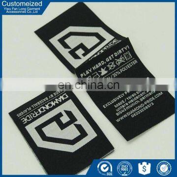 Wholesale custom logo woven label clothing label