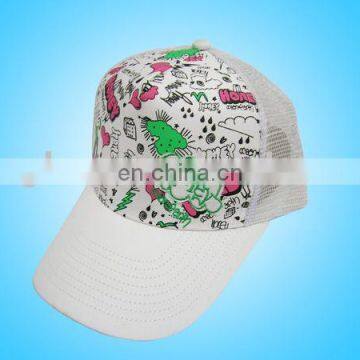 printing trucker mesh hat