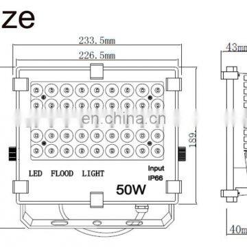 2017 Best Sell IP65 Outdoor Puck Waterproof Led Flood Light 50w Halogen Flood Lighting photo-4