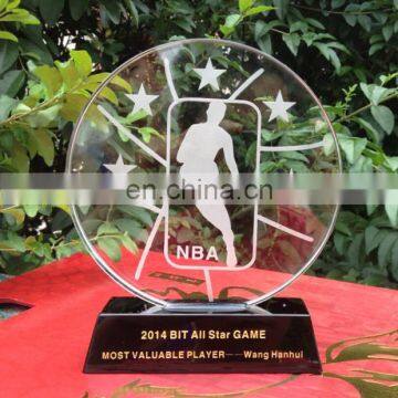 2016 Big NBA acrylic trophy award acrylic plaque