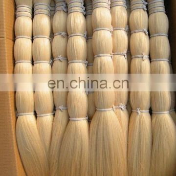 White Blonde Brazilian Hair Wefts And Bulk Hair