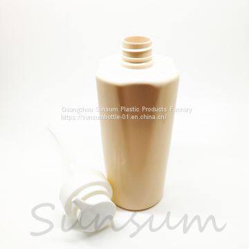 450ml Flower Shape Plastic Bottle for Shampoo and Body Wash Lotion photo-2