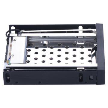 Aluminum 2.5in Dual Bay Tray-less SATA Hot Swap Mobile Rack for 2.5in Internal SSD/HDD Enclosure