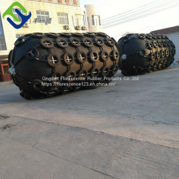 Inflatable Dia2.5m L3.5m tug marine rubber fender to Romania