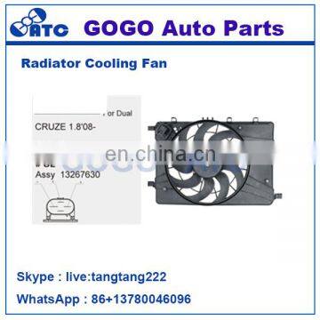 Radiator A/C Cooling Fan for CRUZE 1.8 08 - OEM 13267630