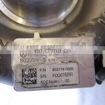 Turbocharger for MercedesBenz GL350 ML350 S350 GTB2060VKLR Turbo OM642LS, OM642LS Euro 5 Engine 802774-5005S 802774-0005
