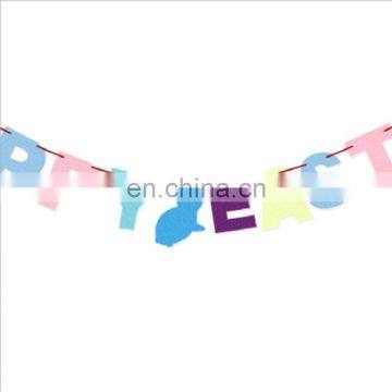 Factory Supply Customized Size Bunting Colorful Felt photo-2