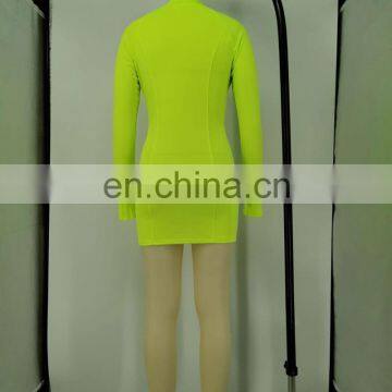 Plus Size Long Sleeve Sexy Bodycon Girls' Dresses Casual Sport Fall Short Mini Dress Women Dresses Women Casual Dresses photo-6